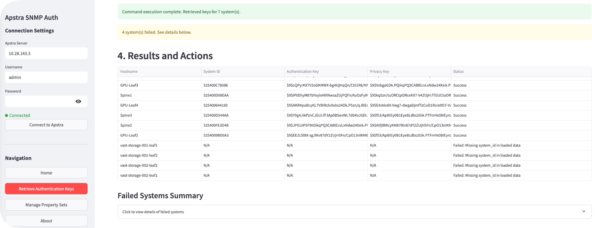 Apstra SNMP Hash Key Retrieval: Solving a Common Network Management Challenge